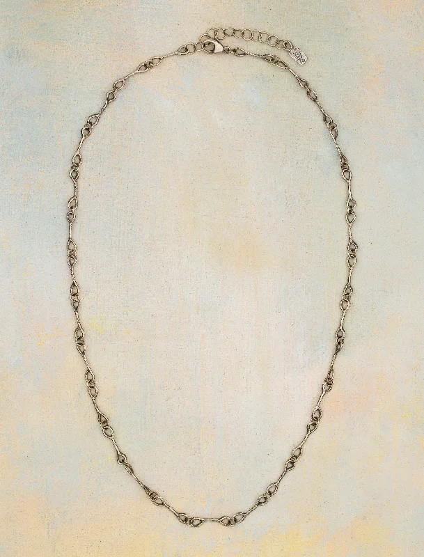 personalized gold bar necklace Bone Link Chain