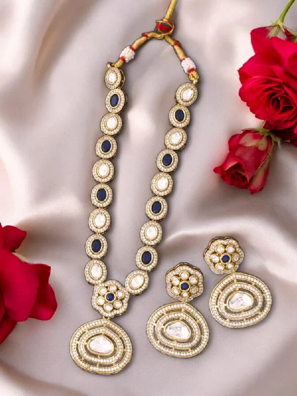handcrafted turquoise necklace Navy Ishac Victorian Jewellery Set - New Arrival
