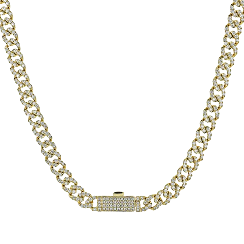 simple crescent moon ring Necklace in 14k Gold with Diamonds