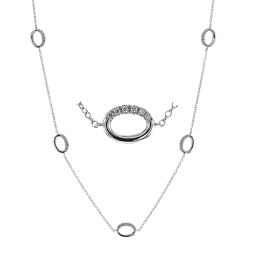 personalized couples necklace gold Necklace in 18k Gold with Diamonds