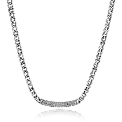 adjustable braided rope ring Necklace in 18k Gold with Diamonds