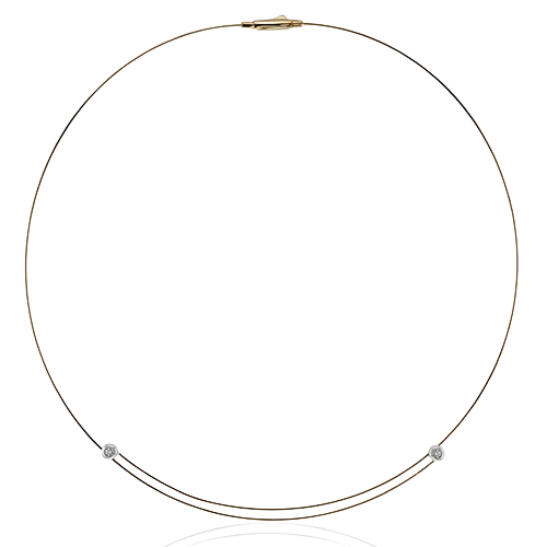 men’s hammered titanium ring Necklace in 18k Gold with Diamonds