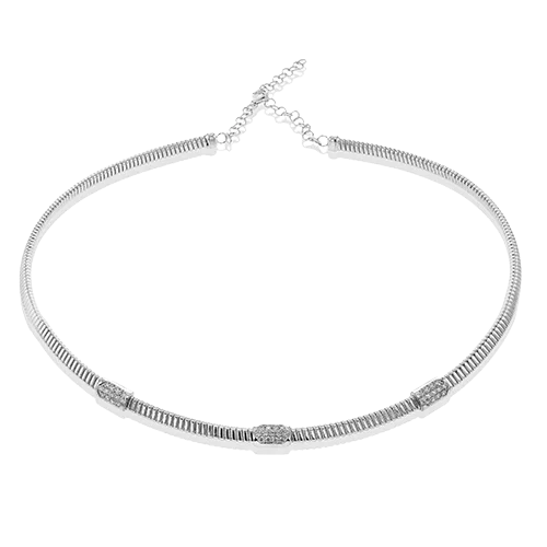 double-layered choker necklace Necklace in 18k Gold with Diamonds