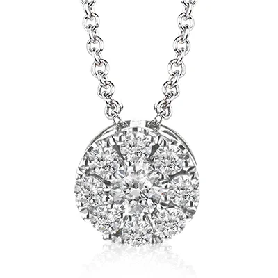 tiny star constellation bracelet Pendant in 14k Gold with Diamonds