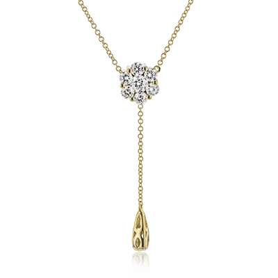 vintage diamond brooch Pendant in 18k Gold with Diamonds