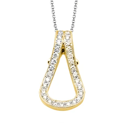 real diamond solitaire ring Pendant in 18k Gold with Diamonds