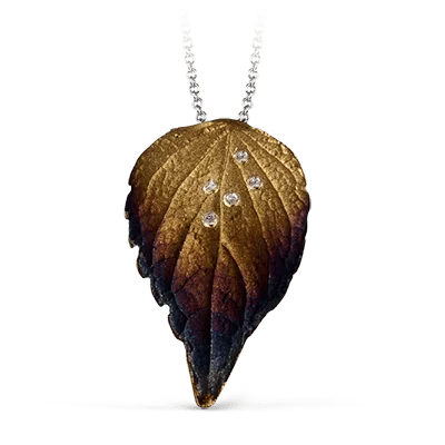 dainty birthstone ring for women Pendant in 18k Gold with Diamonds