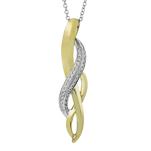 modern geometric drop earrings Pendant in 18k Gold with Diamonds