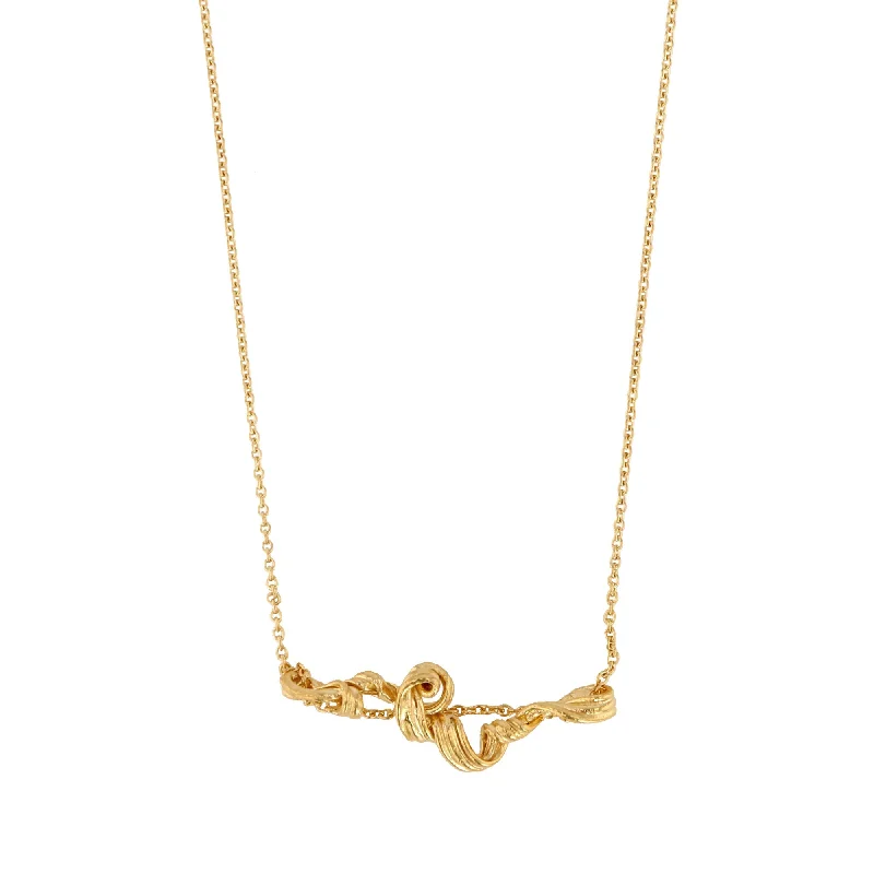 Fouettés Petite 24K Gold Plated Necklace