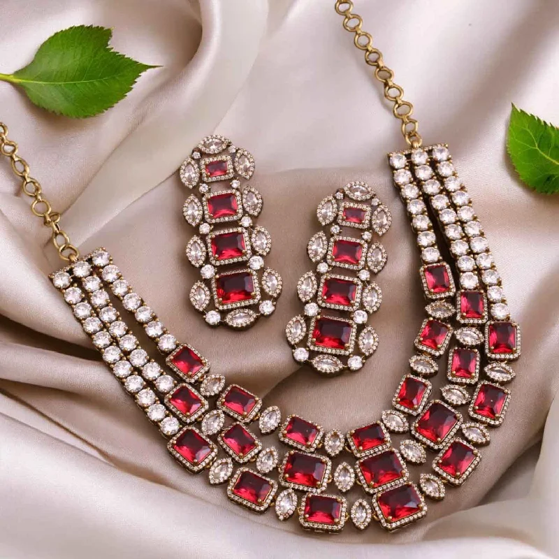 celestial star earrings stud Rani Calliet Victorian Jewellery Set - New Arrival