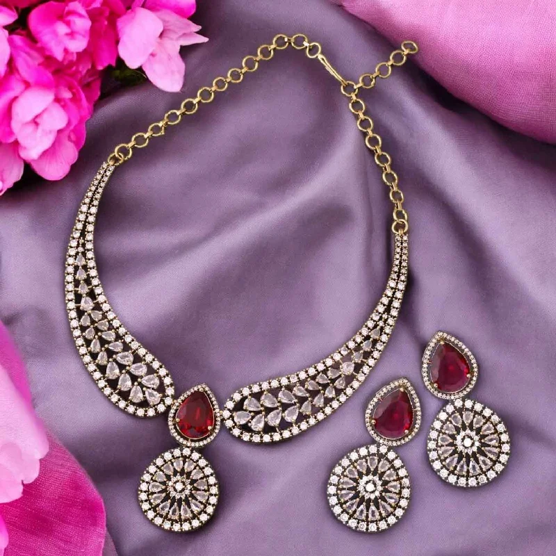 handmade raw stone engagement ring Ruby Edel Victorian Jewellery Set - New Arrival