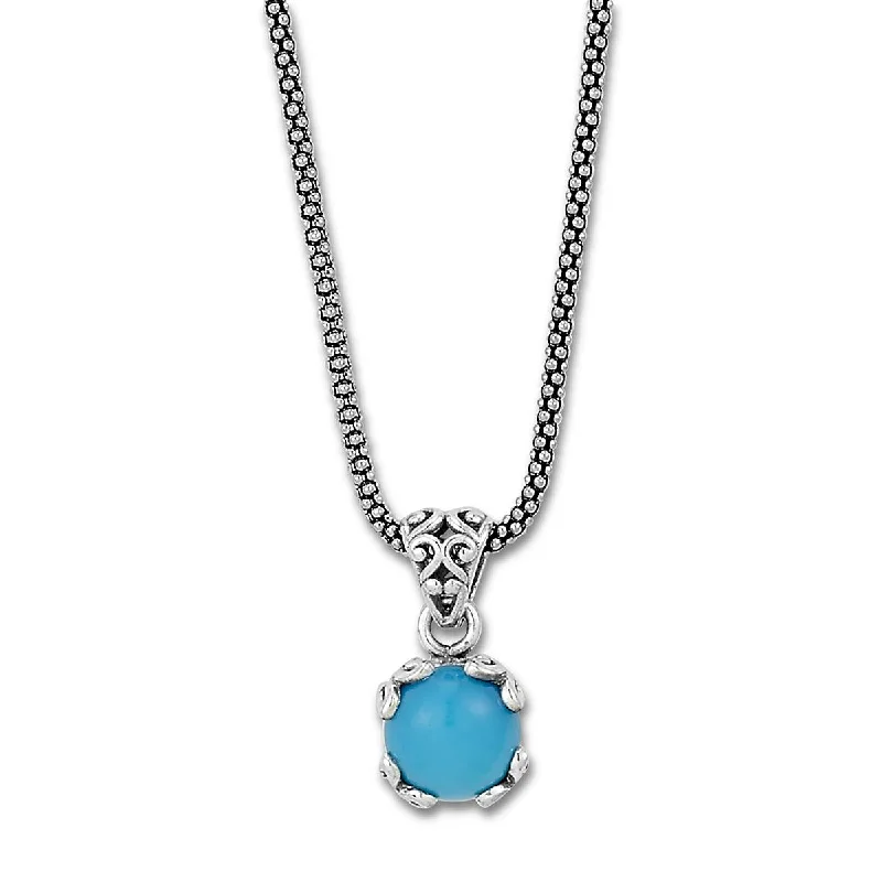 SAMUEL B. TURQUOISE PENDANT NECKLACE