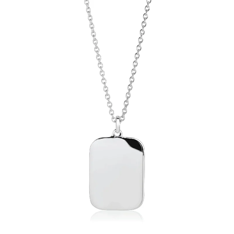 Follina Pianura Quadrato Silver Necklace