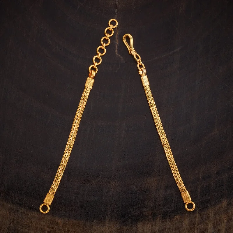 dainty gold chain earrings Silver Temple Chain 163617