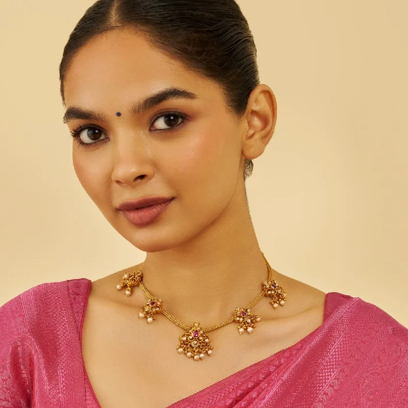 celestial star cluster earrings Silver Temple Necklace 166082
