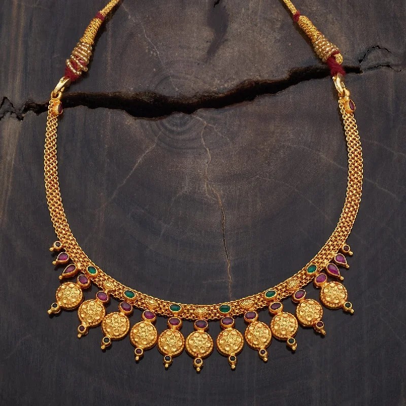celestial moonstone ring gold Silver Temple Necklace 177447