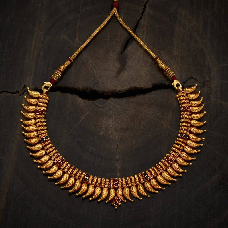 dainty gold chain earrings Silver Temple Necklace 177724