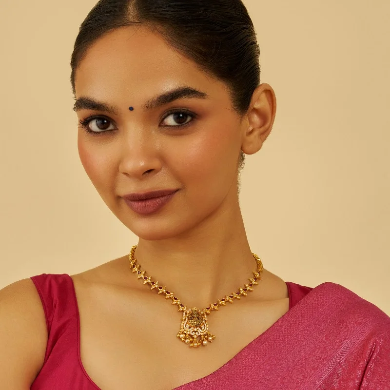 custom star sign necklace Silver Temple Necklace 178026