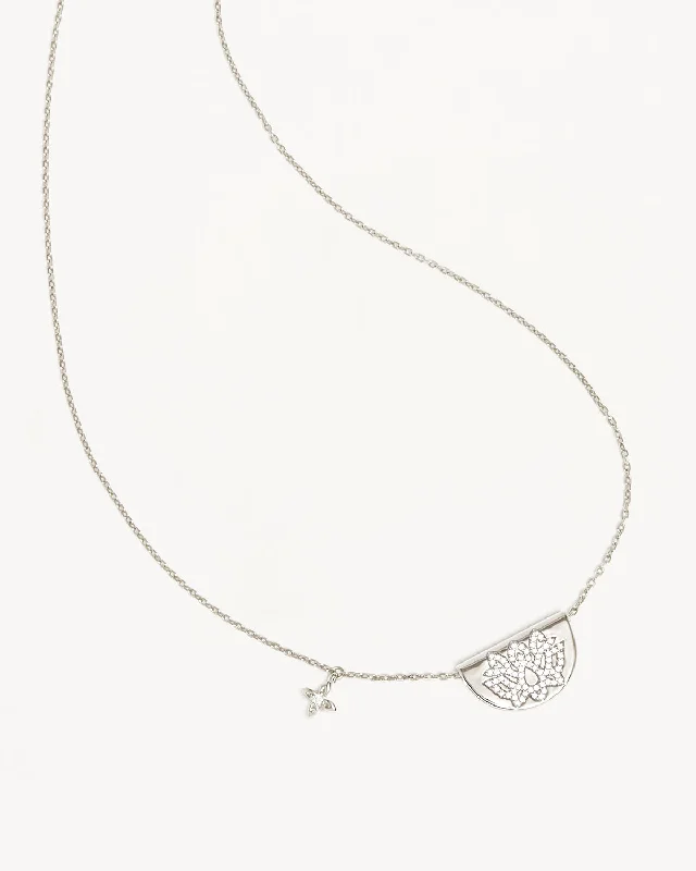 personalized couple’s bracelet engraved Sterling Silver Live In Light Lotus Necklace personalized couple’s bracelet engraved Sterling Silver Live In Light Lotus Necklace