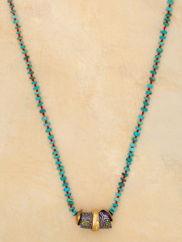 simple turquoise stud earrings Sun Chaser Necklace