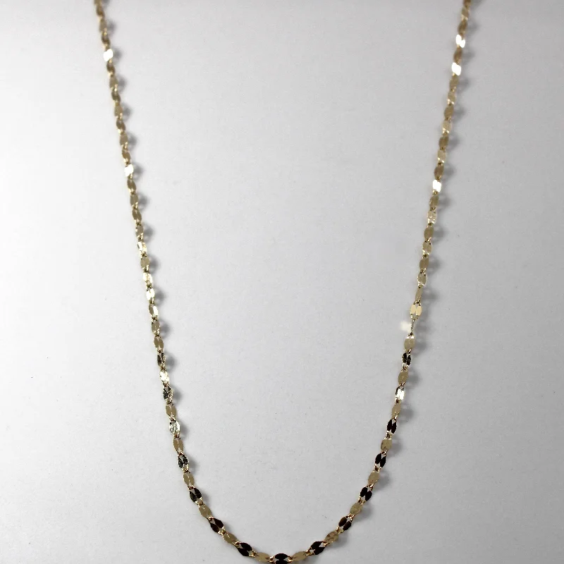 hammered silver wedding band Textured Yellow Gold Necklace | 20"|