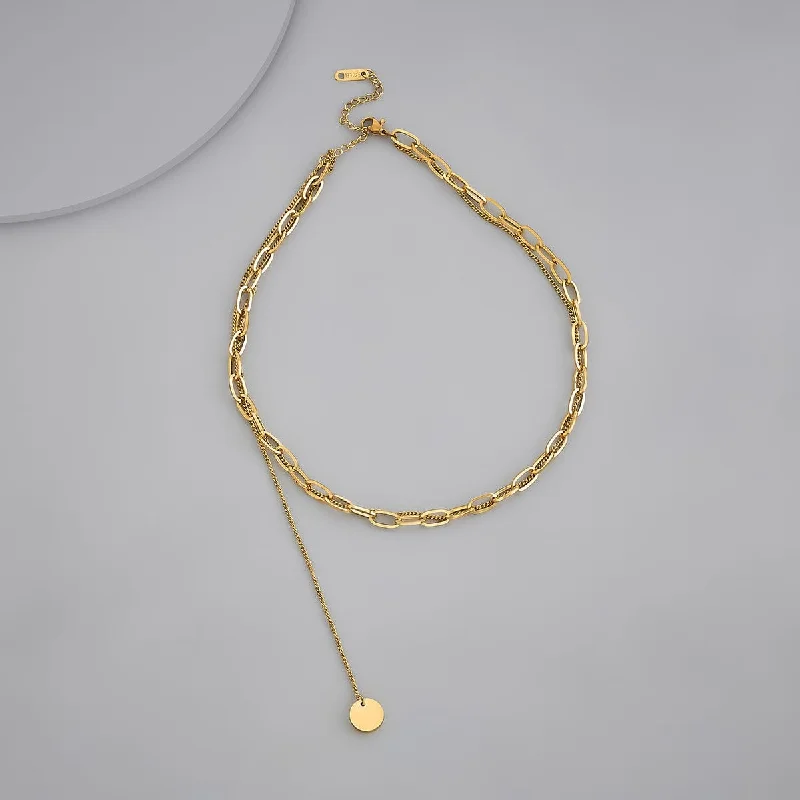 vintage-style diamond halo ring Trendy Necklace 170877