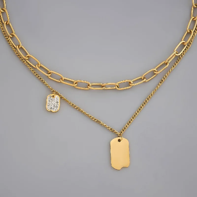 bold gothic skull necklace Trendy Necklace 170878