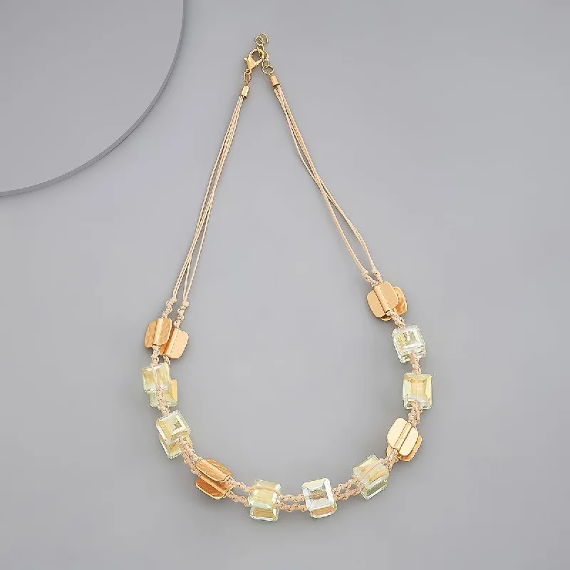 simple gold stacking rings Trendy Necklace 172879