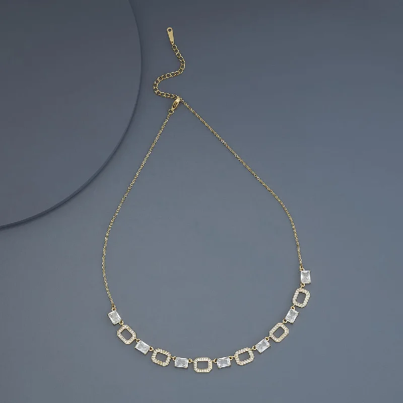 white gold diamond cluster ring Trendy Necklace 178825
