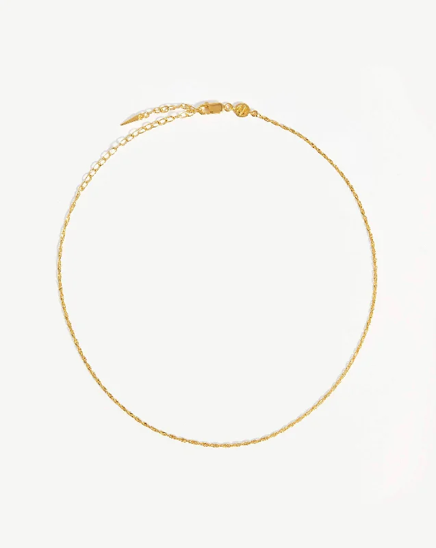 sapphire and diamond eternity ring Twisted Chain Choker