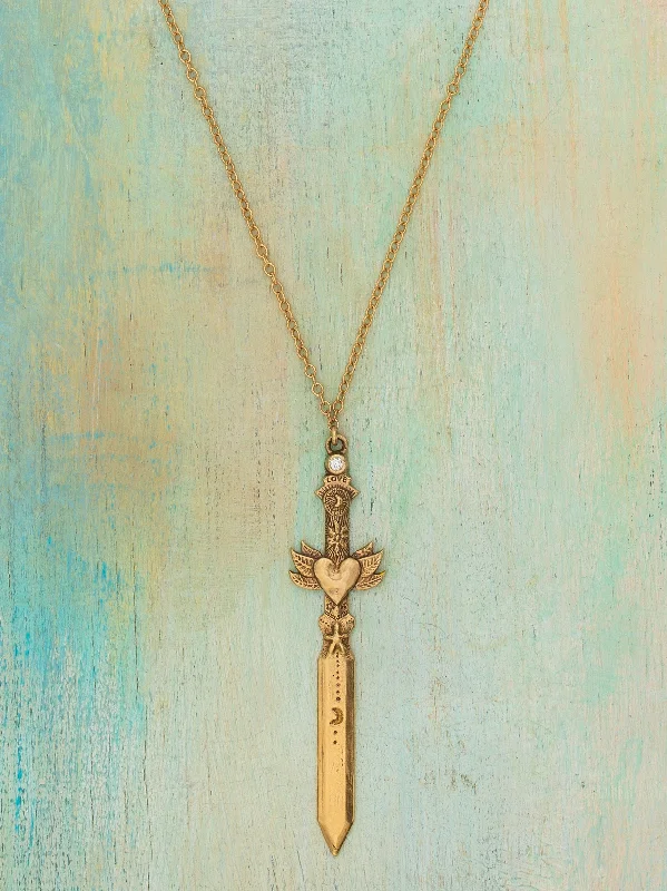 hammered sterling silver band Warrior for Divine Love Necklace