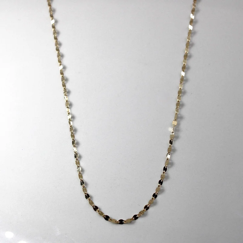 dainty sapphire stacking rings Yellow Gold Textured Chain | 22"|