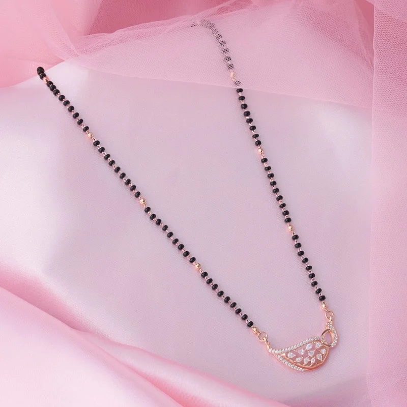 vintage flower brooch pin Zircon Mangalsutra 169655