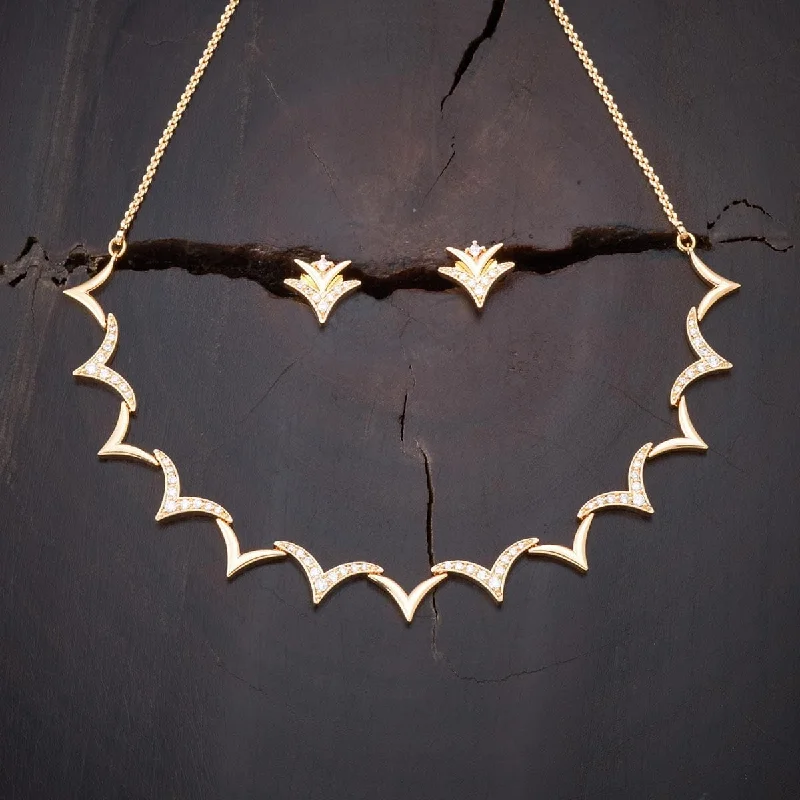 minimalist horseshoe necklace gold Zircon Necklace 145127