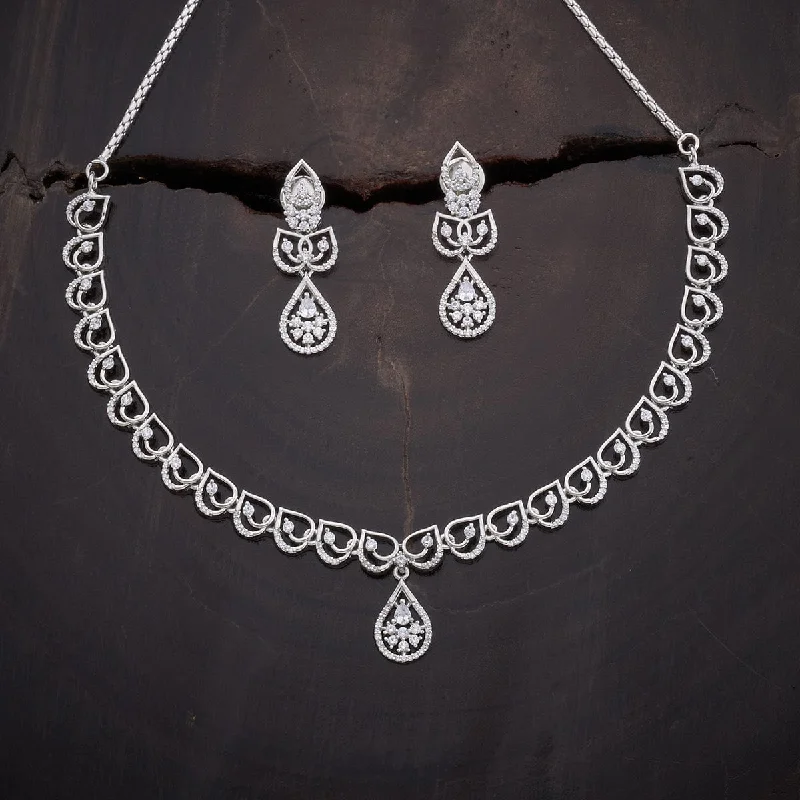 real smoky quartz pendant Zircon Necklace 151254