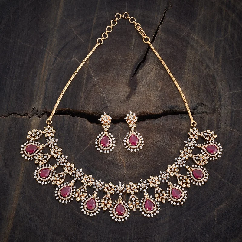 minimalist rose gold bracelet Zircon Necklace 175796