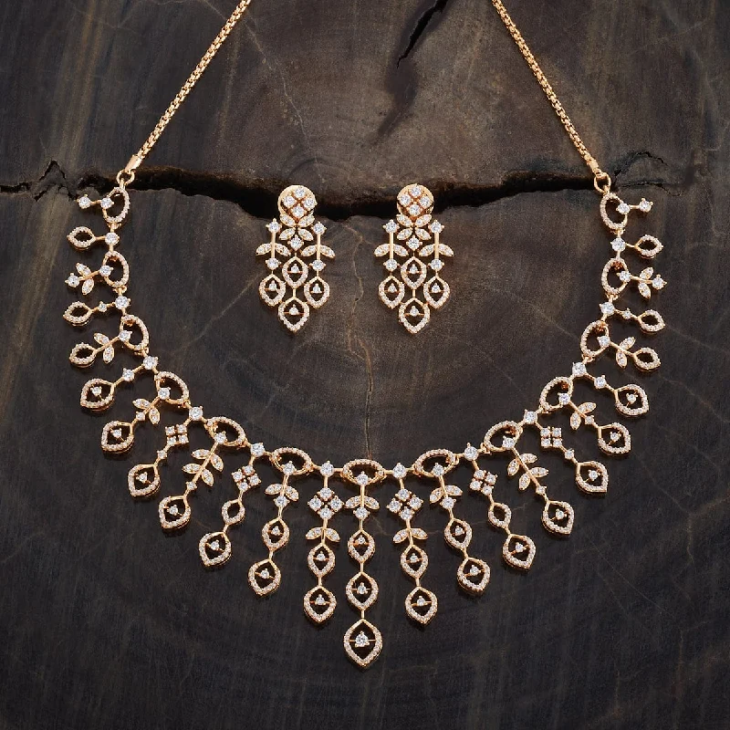 gold-plated snake chain bracelet Zircon Necklace 177089