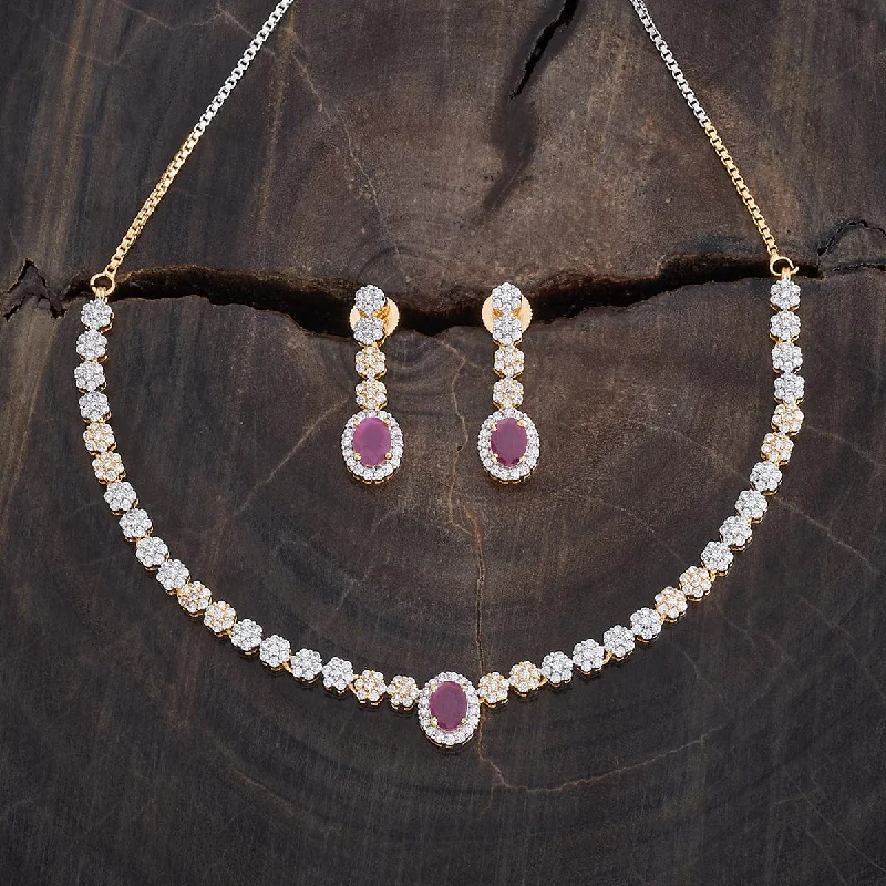 pearl stud earrings classic Zircon Necklace 177238