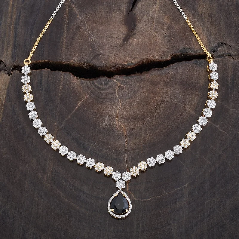 custom name necklace gold Zircon Necklace 177254