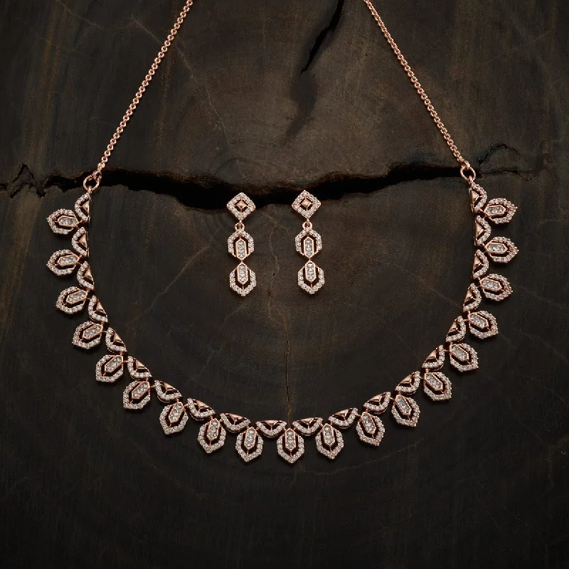 dainty silver hamsa bracelet Zircon Necklace 177592